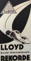 Preview: Lloyd Modelprogram 1953 "Internationale Rekorde" Carbrochure (10006)